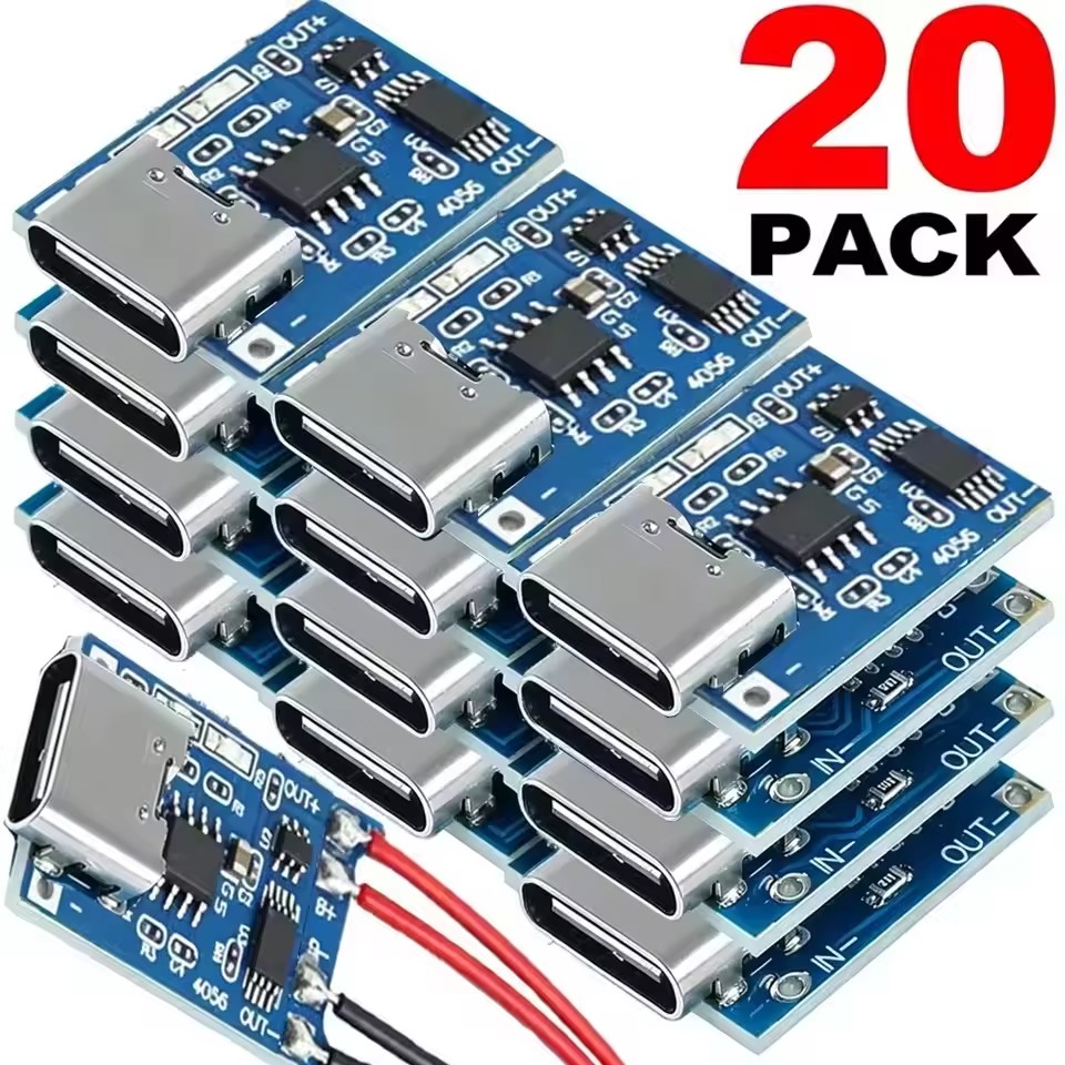 Usb Hub - 18650 리튬 배터리용 USB-C 5V 1A