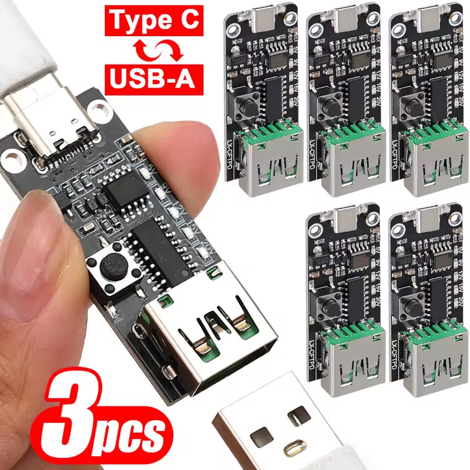 Usb C Hub - 1~3개 USB-C 5A PD 트리거 보드,