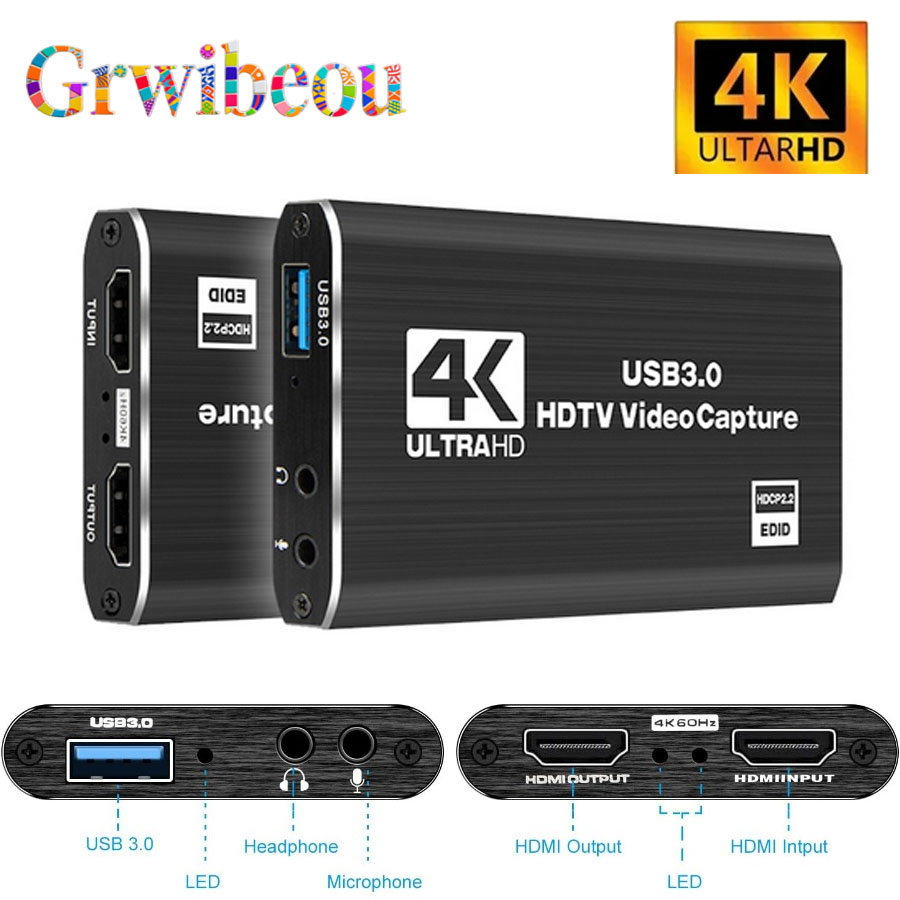 Hdmi Cable - 4K USB 3.0 비디오 캡처 카드