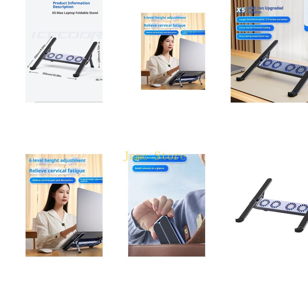 LX0B 조용한 알루미늄 노트북 쿨러 접이식 디자인 태 - Laptop Cooling Pad 리뷰 및 가격