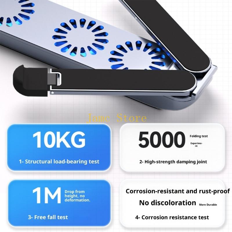 LX0B 조용한 알루미늄 노트북 쿨러 접이식 디자인 태 - Laptop Cooling Pad 리뷰 및 가격