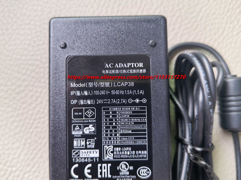 원래 24V 2.7A 65W AC 어댑터 어댑터 LCA - Laptop Charger 리뷰 및 가격