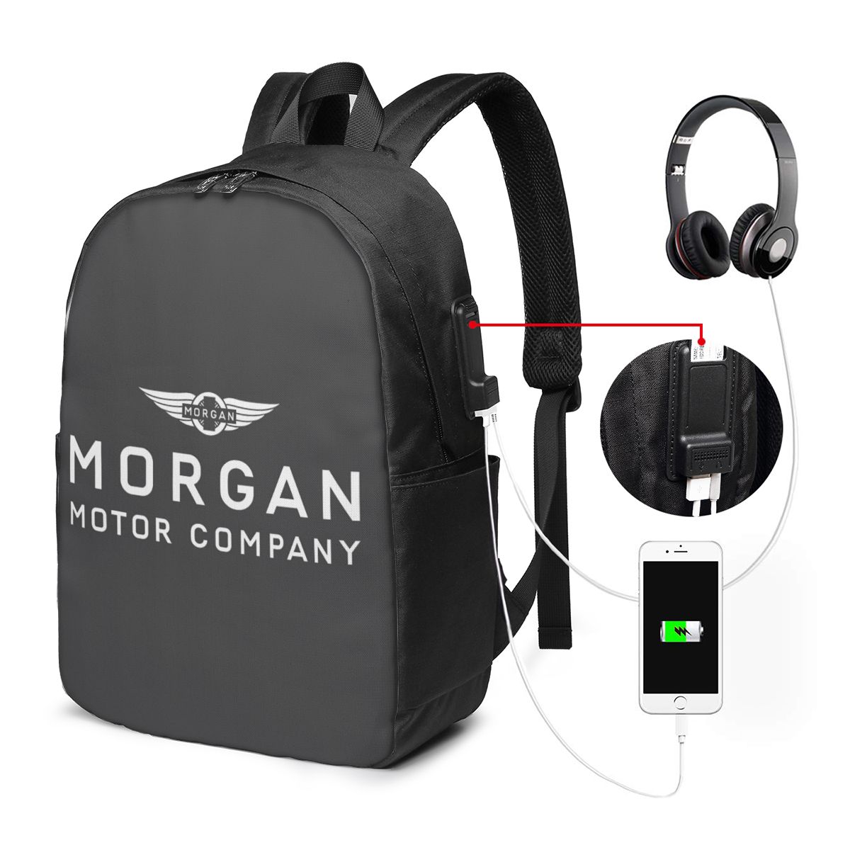 모건 모터 카 컴퍼니 백팩 여행용 노트북 가방 컴퓨터  - Laptop Bag 리뷰 및 가격