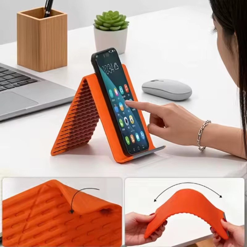 휴대용 실리콘 폰/태블릿/노트북 거치대, 창의적인 접이 - Laptop Stand 리뷰 및 가격