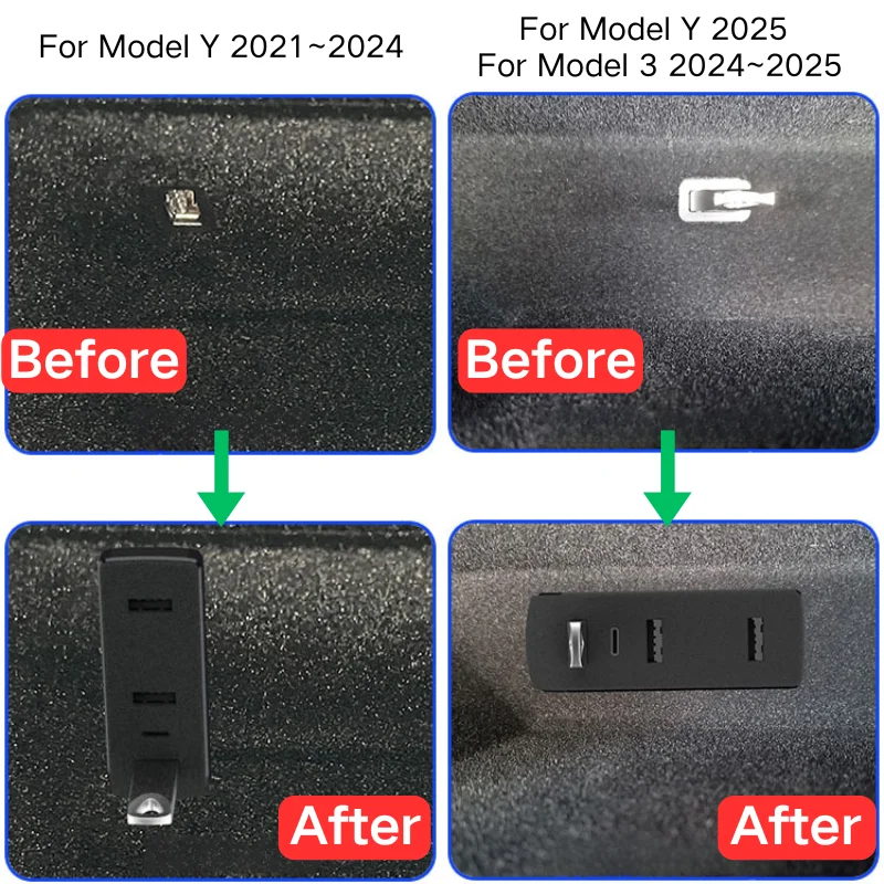 테슬라 모델 3 2024-2025 Y 2021-2025 - Usb C Hub 리뷰 및 가격