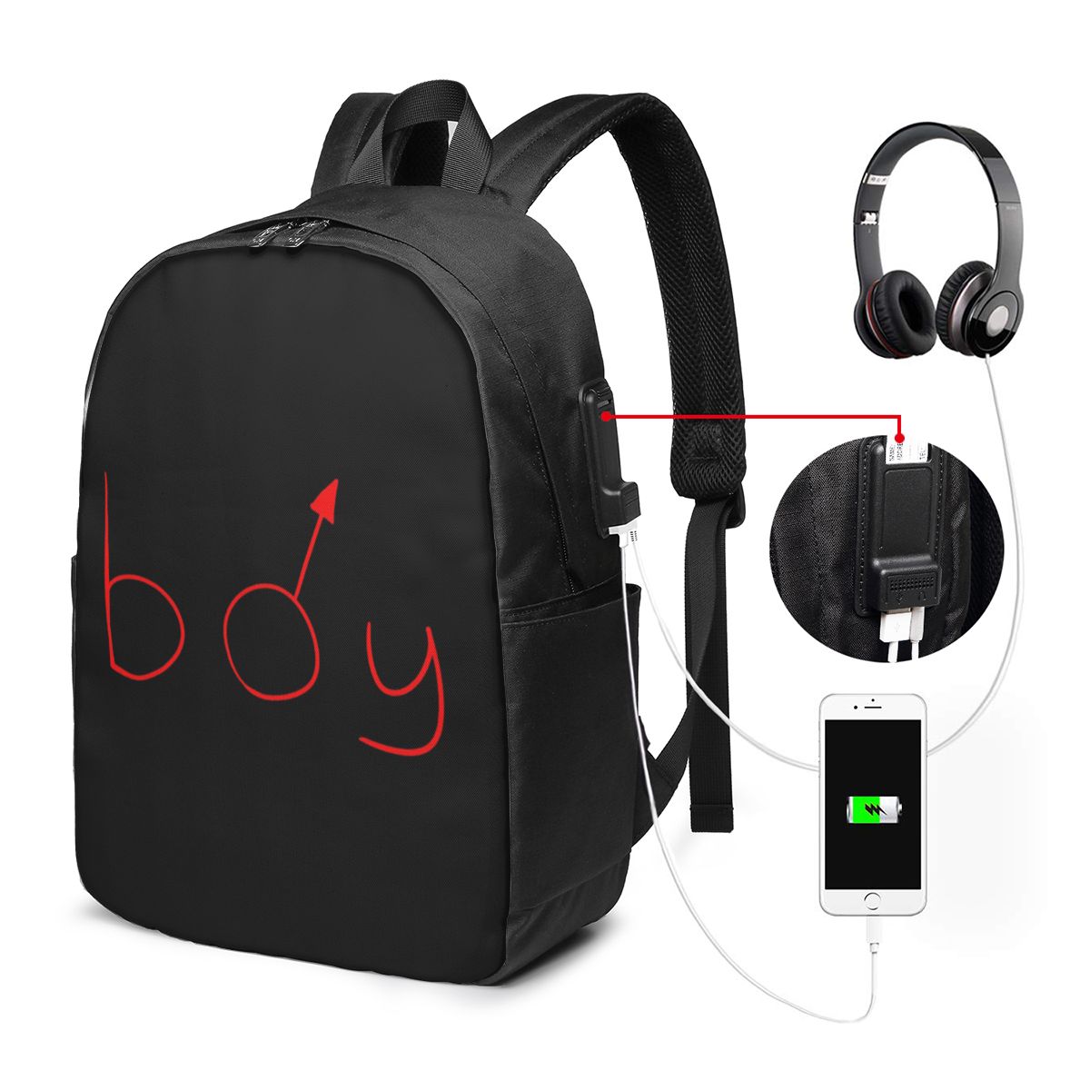 Boymoder 모자와 셔츠 배낭 여행 노트북 가방 컴 - Laptop Bag 리뷰 및 가격