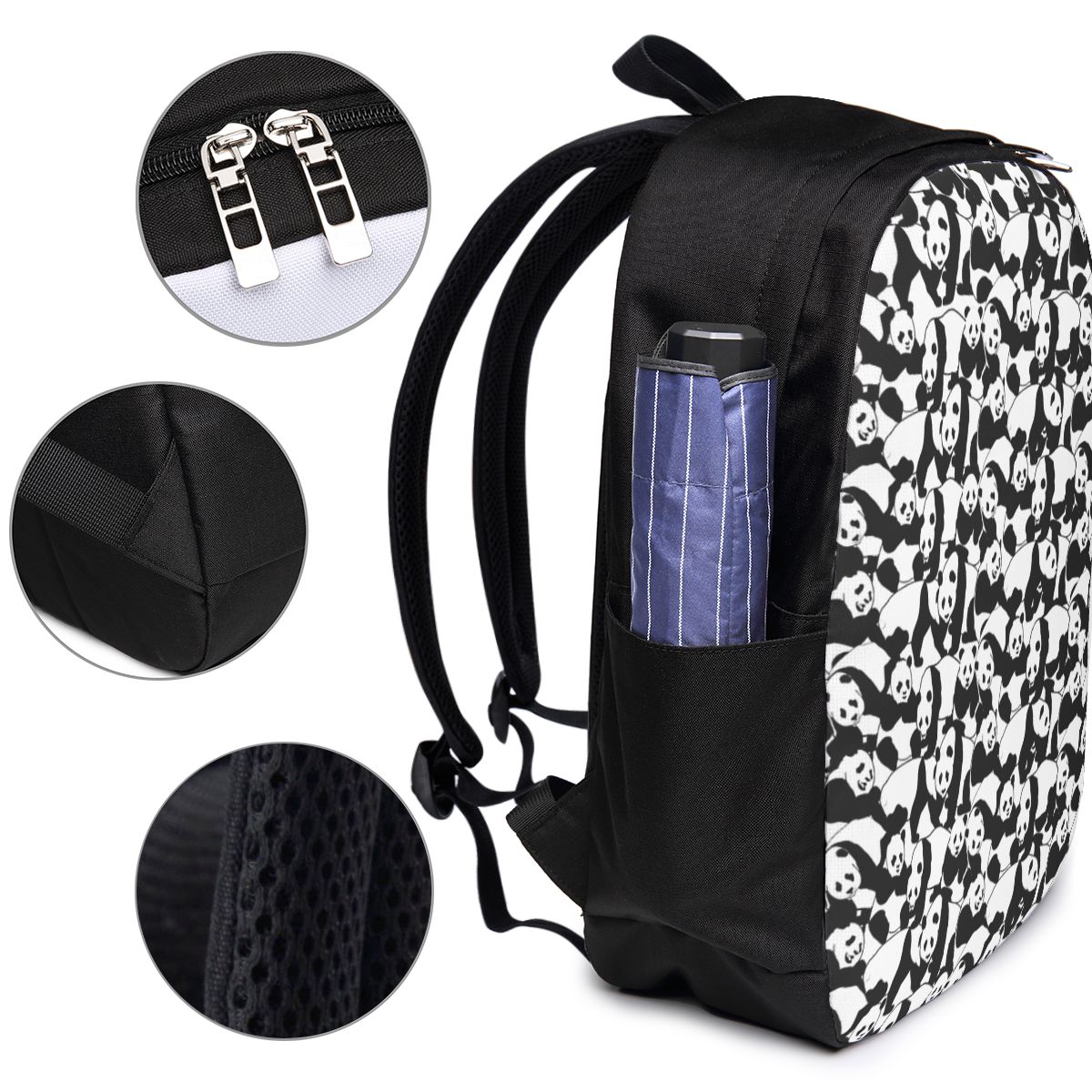 팬더 패턴 배낭 여행 노트북 가방 컴퓨터 대학생 학교  - Laptop Bag 리뷰 및 가격